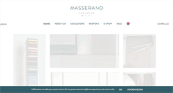 Desktop Screenshot of masseranocashmere.com
